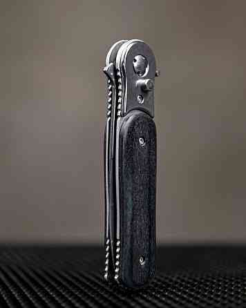 Ніж Викидний Кишеньковий з дерев'яною ручкою ВТ6883 Одеса