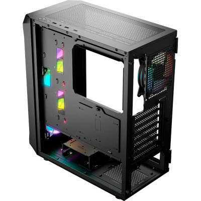 Корпус Logic concept PORTOS MESH+GLASS ARGB fans 4x120mm BLACK (AT-PORTOS-10-0000000-0002) Вінниця - фото 4