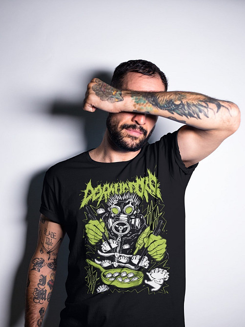 Футболка для мальчика аниме Дорохедоро Кхаос Аниме Доро оверсайз (рост от 165 до 180 ) Черний AnimeJ0091m Днепр - изображение 2