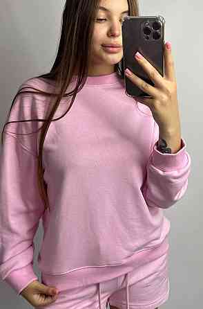 Світшот жіночий трикотажний Рожевий M/L Харків