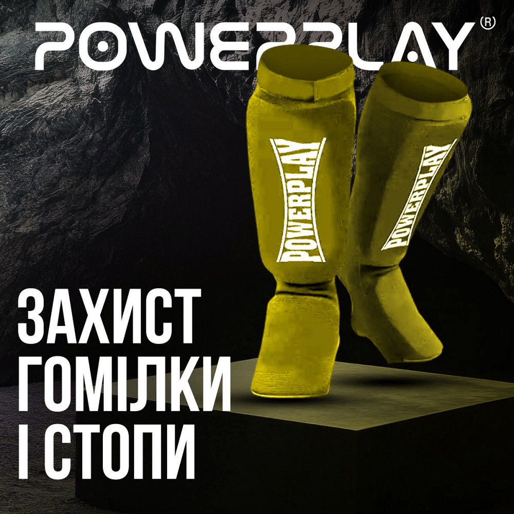 Захист гомілки і стопи PowerPlay 3054 Classic Shin Оливковий L Каменское - изображение 2