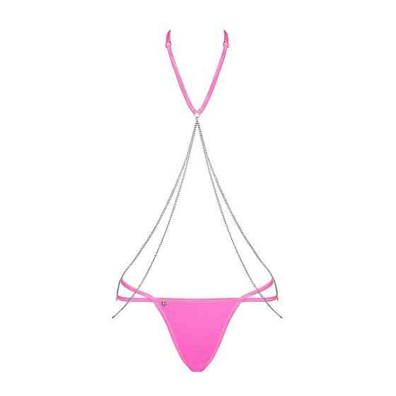Комплект Obsessive Chainty set Малиновый L/XL Sex Aura Киев