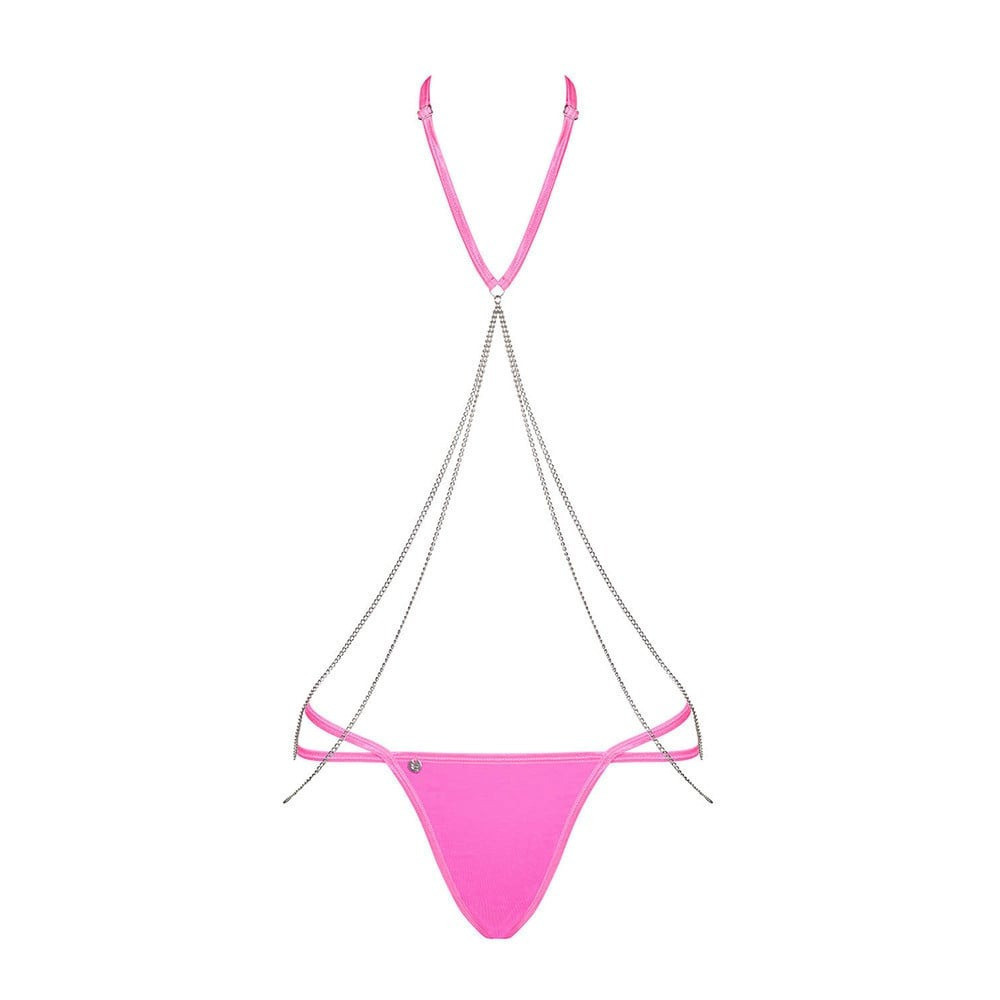 Комплект Obsessive Chainty set Малиновый L/XL Sex Aura Киев - изображение 3
