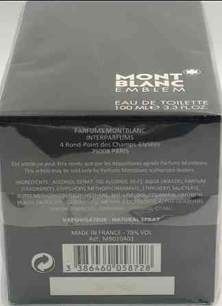 Парфюмерия: Montblanc Emblem edt 100ml. Оригинал ! Киев