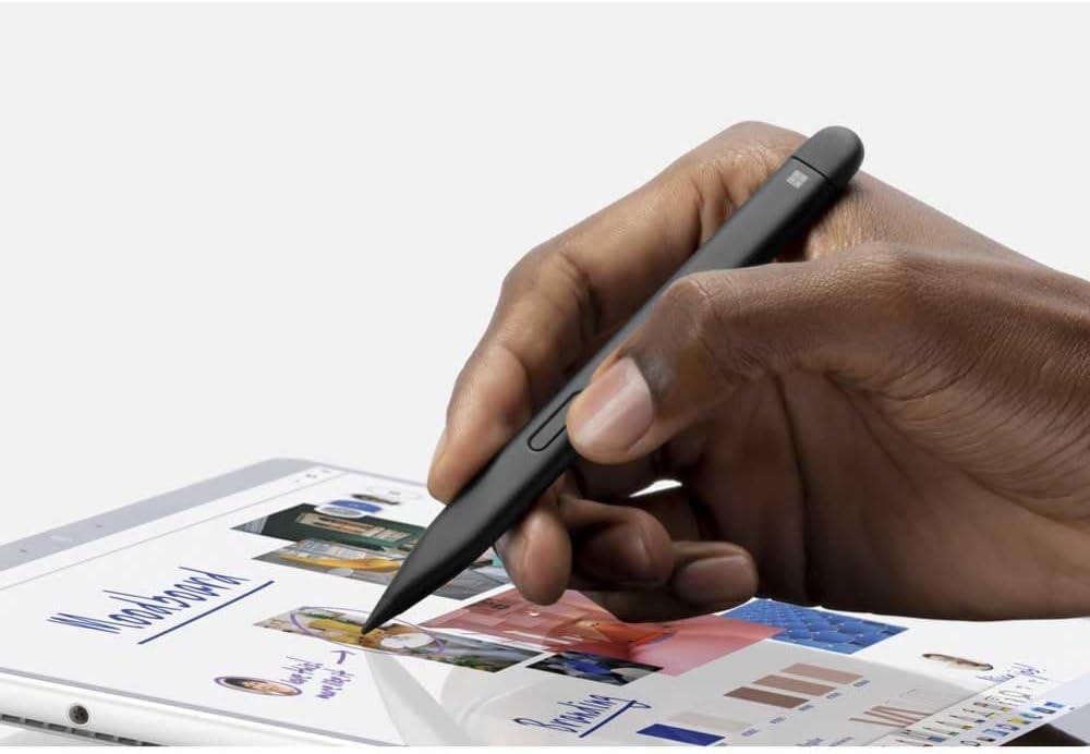 Стилус Microsoft Surface Slim Pen 2 Чорний 4096 рівнів тактильний мотор магнітна зарядка сумісний із Surface Pro Київ - фото 1