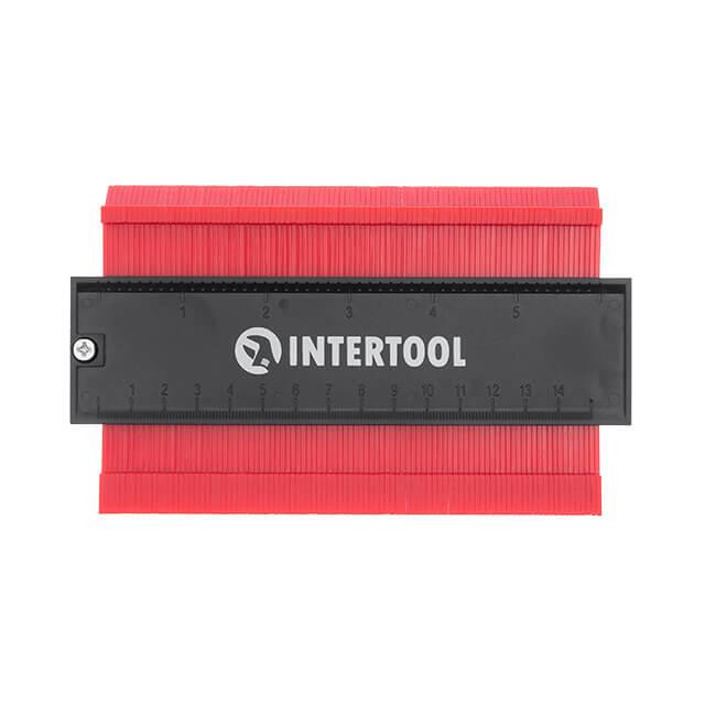 Шаблон для копіювання контуру, 150 мм, ABS, з фіксатором INTERTOOL MT-0015 Київ - фото 10