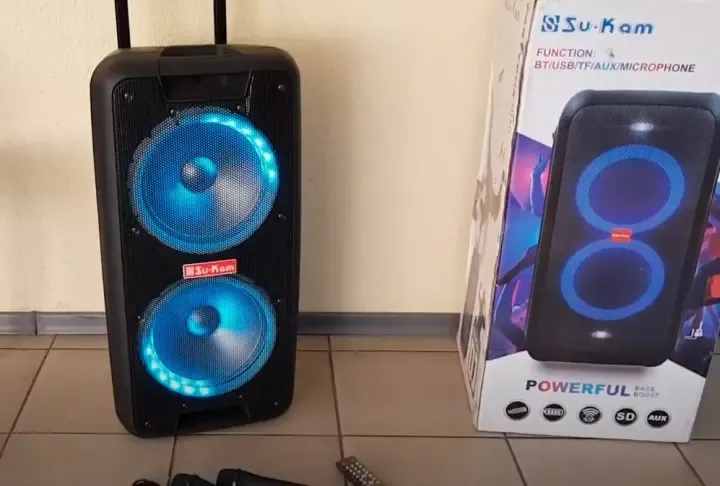 Портативная колонка Su-Kam 1010 + 2 микрофона + BT 12v220v Коломыя - изображение 5