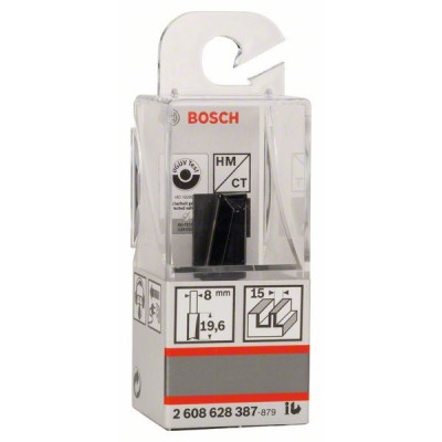 Фреза Bosch Professional пазовая с двумя лезвиями, Std, S8, D15, L20 (2.608.628.387) Винница - изображение 6