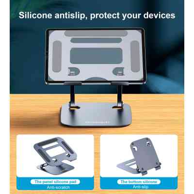 Подставка для ноутбука Choetech до 13", алюминий (H061-GY) Винница