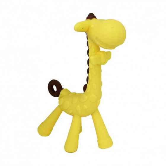Силіконовий прорізувач "Жираф" MGZ-0416(Yellow) в футлярі Вінниця