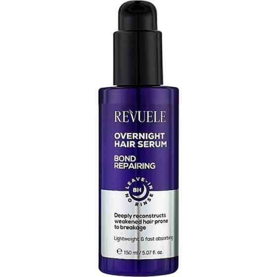 Восстанавливающая ночная сыворотка для волос Overnight Hair Serum 8h Revuele 150 мл Киев