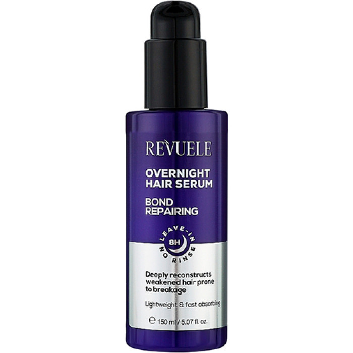 Восстанавливающая ночная сыворотка для волос Overnight Hair Serum 8h Revuele 150 мл Киев - изображение 3