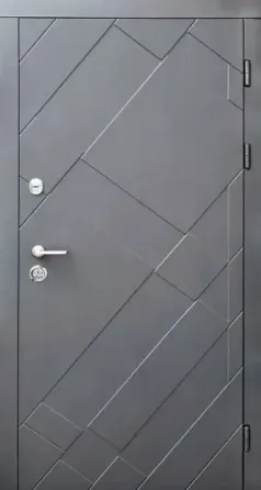 Форт-М Дверь уличная модель Графит комплектация 