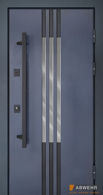 Двері вуличні, модель REVOLUTION (LP-6) ТЕРМОРОЗРИВ + склопакет Київ - фото 1