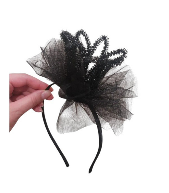 Обруч на Хэллоуин на голову Корона one size черный Киев - изображение 2