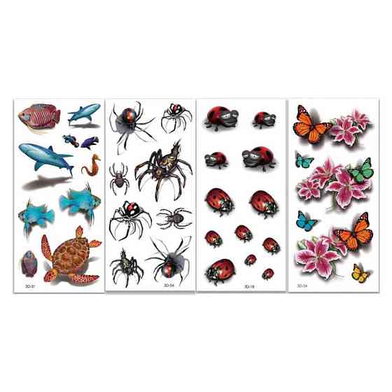 Набор временных тату 