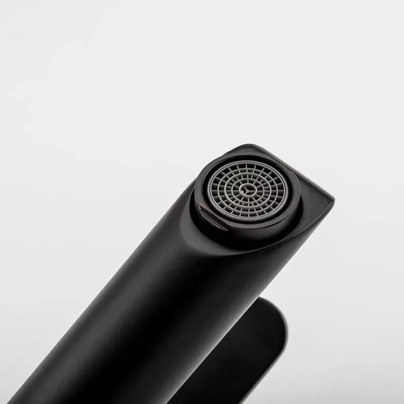 Змішувач для умивальника Frap F10801-62 високий, чорний Київ - фото 3