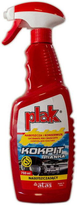 Поліроль (пінка) для торпедо 750 мл ATAS Plak Base Acqua (блиск) Чортків - фото 1