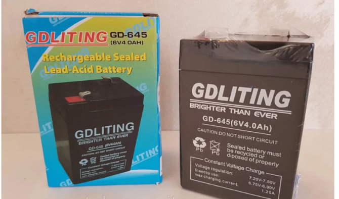 Аккумулятор универсальный для бытовых приборов BATTERY GDLITING GD-645 6V/4Ah, AGM 2024/07/06 Киев - изображение 3