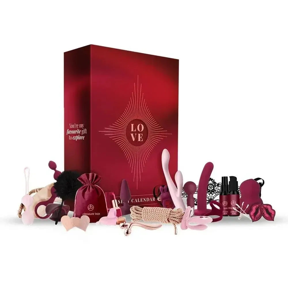 Адвент-календар Dream Toys Pleasure Box, червоний, 24 предмети Sex Aura Київ - фото 1
