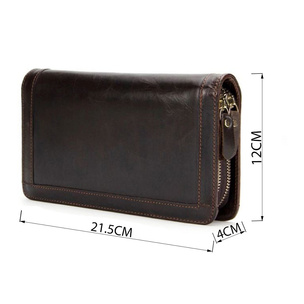 Клатч мужской с ремнем Vintage 14679 Коричневый Киев - изображение 3