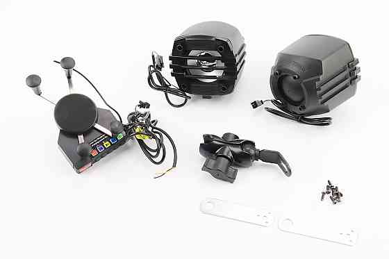 АУДІО-блок з тримачем телефону (МРЗ-USB / SD, FM-радіо) + колонки 2шт Київ