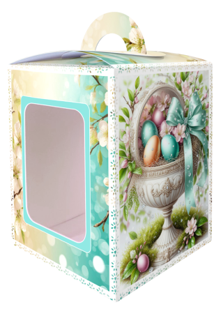 Коробка під великодня Великодня 14 см * 14 см*18,7 см (400 гм) No7 (1 шт.) Харків