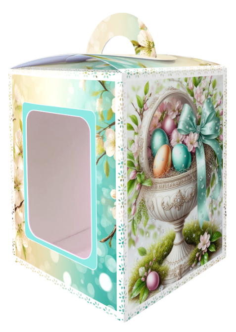 Коробка під великодня Великодня 14 см * 14 см*18,7 см (400 гм) No7 (1 шт.) Харків - фото 3