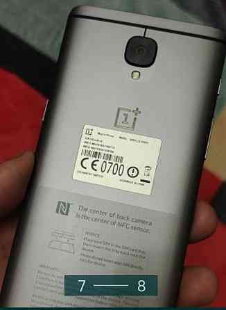 Телефон: OnePlus 3T 6/64Gb. Київ