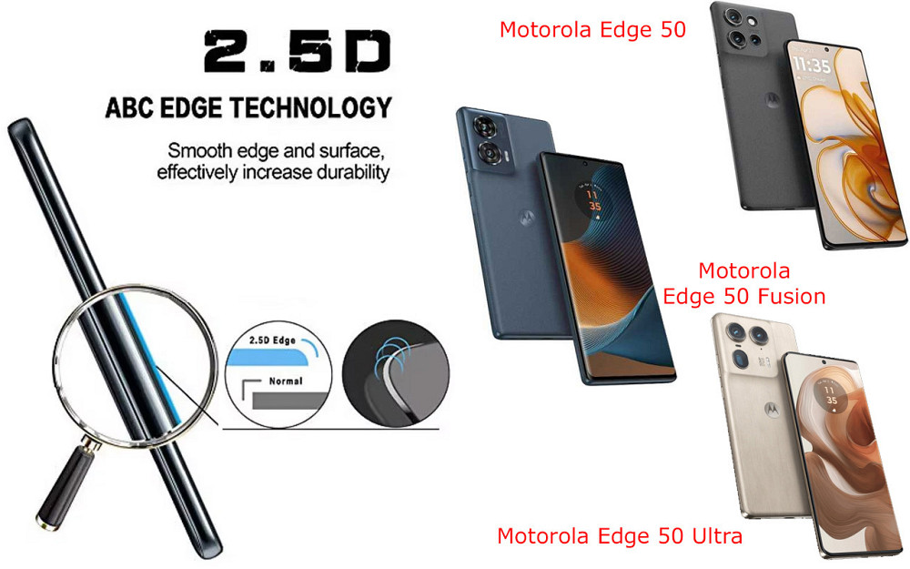 Захисне скло ArmorGlass для Motorola Edge 50, Edge 50 Fusion, Edge 50 Ultra – стійке до подряпин та ударів Київ - фото 2