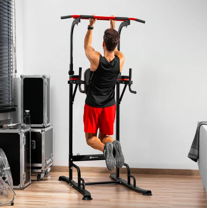 Силова станція з еспандерами HS-1016K тренажер із підлоговим турніком і брусами для дому та спортзалу Київ - фото 10