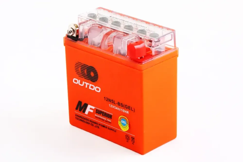 Аккум. батарея Мото 12В 5 Ач «Outdo» гелевий «Outdo Вінниця - фото 1