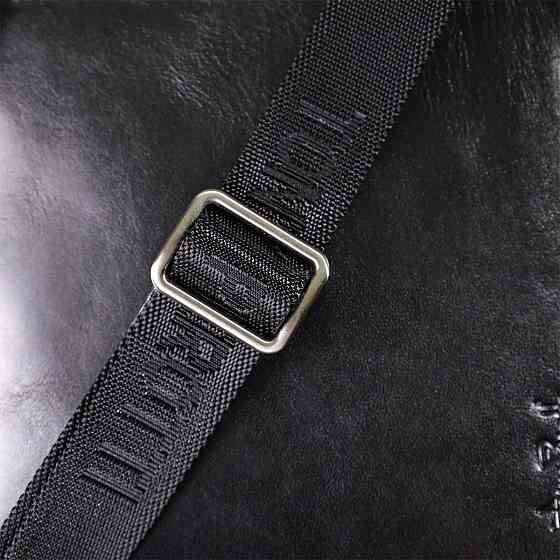 Мужская сумка через плечо из гладкой натуральной кожи Tony Perotti 20855_1 (9137-20 nero) Черный Киев