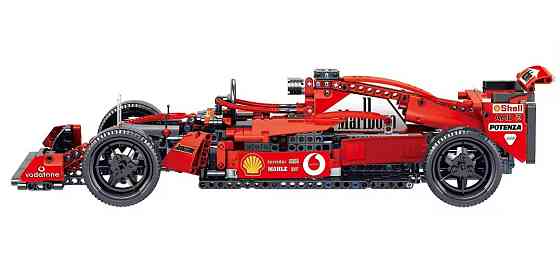 Конструктор детский.Болид спортивная машина Формула-1 на 1152 детали,красный Каменец-Подольский