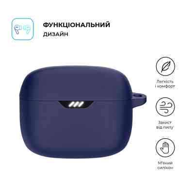 Чехол для наушников Armorstandart Hang Case для JBL Tune Buds Dark Blue (ARM80452) Винница