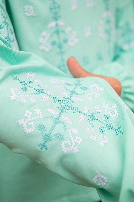 Вышиванка для девочек, белая 95% х/б топ Киев - изображение 2