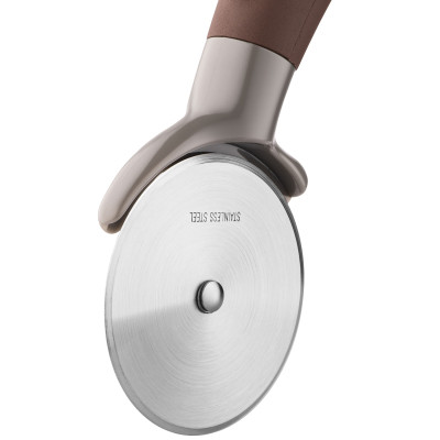 Кухонний ніж Ardesto Gemini, 20см, нержавіюча сталь, пластик, сіро-коричневий (AR2158PG) Вінниця - фото 7