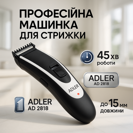 Професійна машинка для волосся, Набір для стрижки волосся на акумуляторі, Хороший бездротовий тример GD-53 Львів