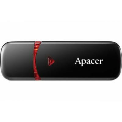 USB флеш накопитель Apacer 64GB AH333 black USB 2.0 (AP64GAH333B-1) Винница - изображение 1