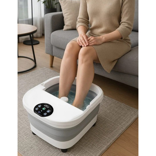 Гідромасажна ванночка для ніг Adler AD 2182 з механічним масажем підігрівом води 3.1кг 9.8л 500Вт SQ-42 Львів - фото 2