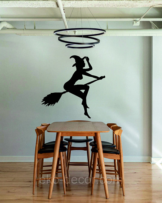 Декоративное настенное Панно «Ведьма на метле», Декор на стену Киев - изображение 9