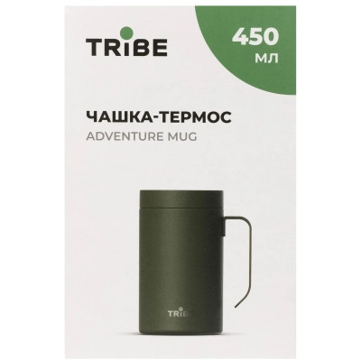 Термокружка Tribe Adventure Mug 450 мл olive (T-FA-0032-olive) Вінниця - фото 10