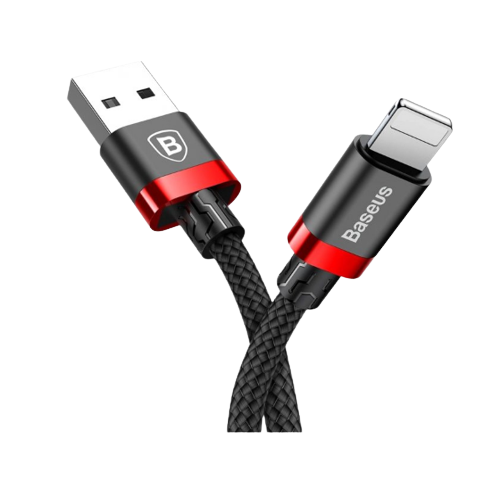 Кабель USB Lightning BASEUS CALKLF-B19 Cafule 2,4A 1м чорний Житомир