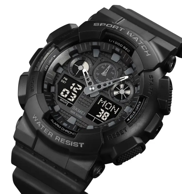 Часы мужские наручные Skmei 1832 (Черные) Киев - изображение 2