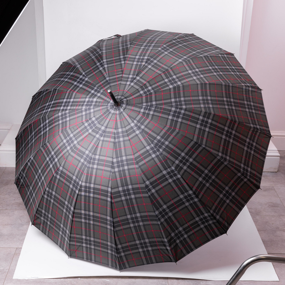 Классический полуавтоматический зонт-трость зеленый Киев - изображение 7