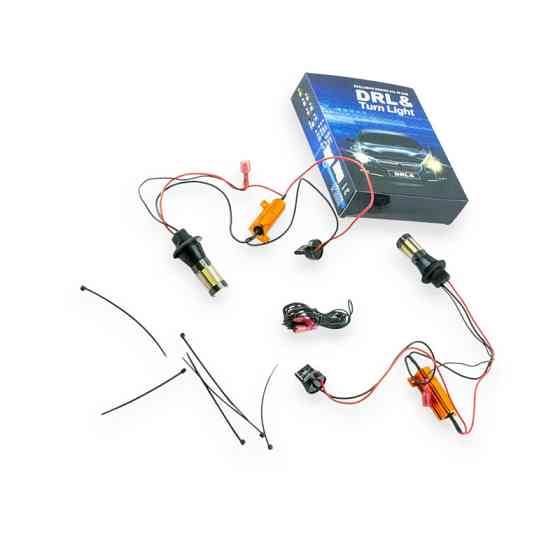 Ходовые огни с функцией поворотов 12 (БЕЛЫЙ ЖЕЛТЫЙ) резиновый патрон 7440 (БЦ12-21) Мукачево