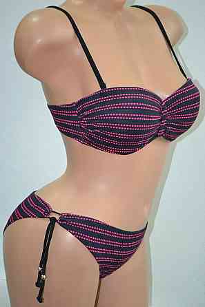 Купальник жіночий "Крапки"оліновий, топ Крохатушка одяг Київ