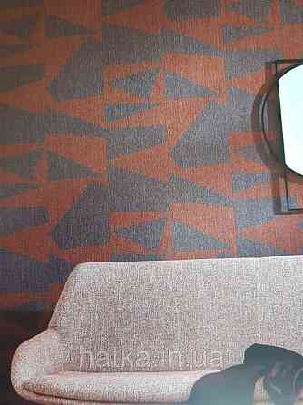 Обои виниловые на флизелине Marburg 31820 New modern геометрические фигуры абстракция бордовые сиреневые Киев