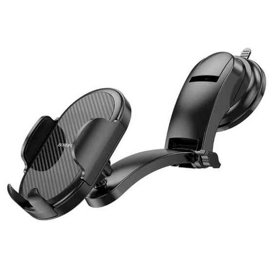 Автотримач для телефона BOROFONE BH73 Charm press type center console car holder Black Ковель