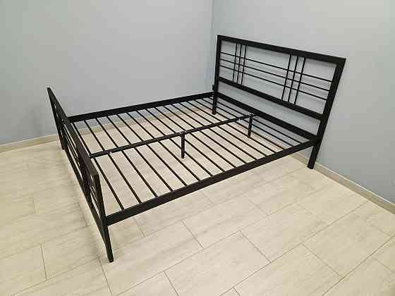 Двуспальная металлическая кровать Дамаск от ТМ Теnero 120х200, Щит ДВП, 1 ящик Харьков